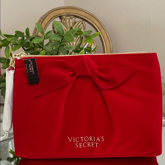 Victoria's Secret Handbags - Victoria's Secret Velvet Cosmetic Bag